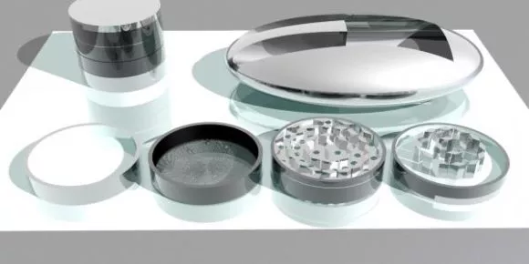 Smoking Grinder Equipment 3d model Smoking Grinder Equipment 3d model