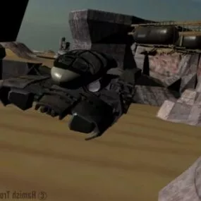 Smooth Aircraft Flying 3d model