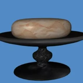Soap Holder Round Shape 3d model