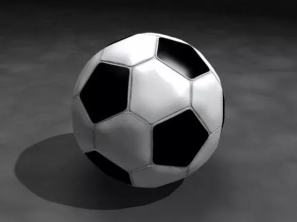 Soccer Ball In Product Box 3d model