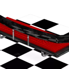 Bench Sofa Waiting Furniture 3d model
