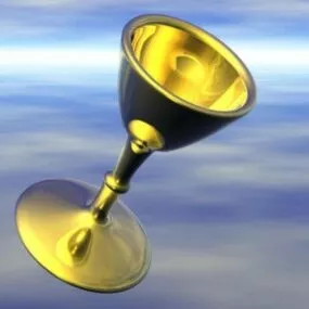 Golden Goblet 3d model