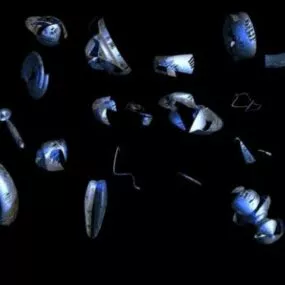 Space Shape Decoration 3d model