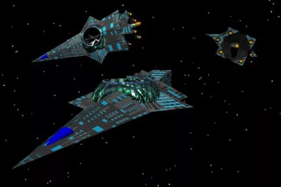 Star Wars Xwing Futuristic Spaceship 3d model
