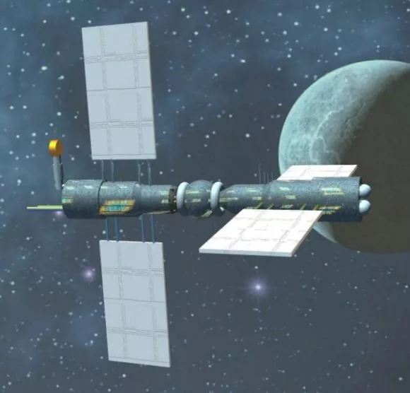 Science Space Station 3d model Science Space Station 3d model