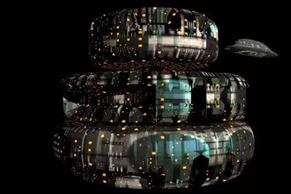 Futuristic Cobra Spaceship 3d model