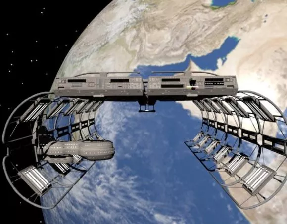 Space Dock Futuristic Spacecraft Station 3d model Space Dock Futuristic Spacecraft Station 3d model