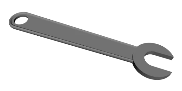 Spanner Tool Equipment 3d model Spanner Tool Equipment 3d model