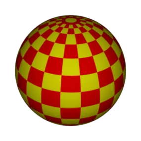 Spherical Shape Shessboard 3d model