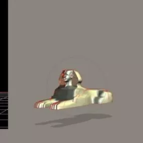 Sphinx Ancient Statue 3d model