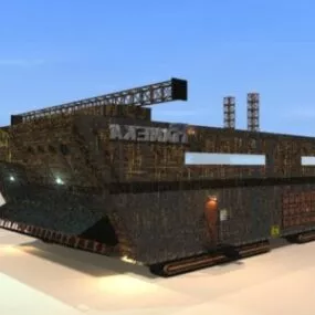 Machine Harvester 3d model