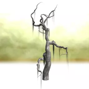 Spooky Tree Dry Branch 3d model