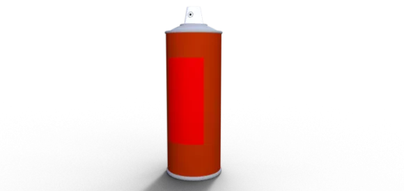 Spray Can Case 3d model Spray Can Case 3d model