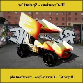 Creation Racing Mod Car Vehicle 3d model
