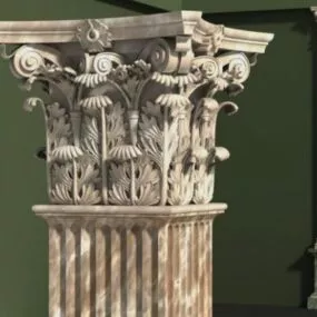 Corinthian Column 3d model