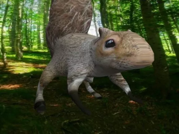 Lowpoly Squirrel In Jungle 3d model Lowpoly Squirrel In Jungle 3d model