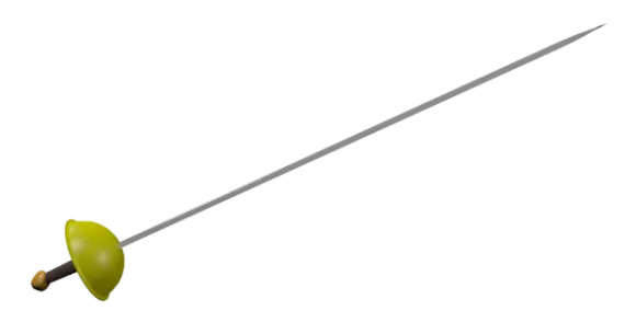 Thin Straight Sword 3d model Thin Straight Sword 3d model