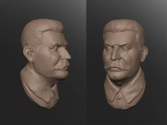 Soviet Stalin Bust Sculpture Free 3d Model - .3ds - Open3dModel