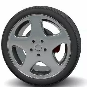 Standard Car Tire 3d model