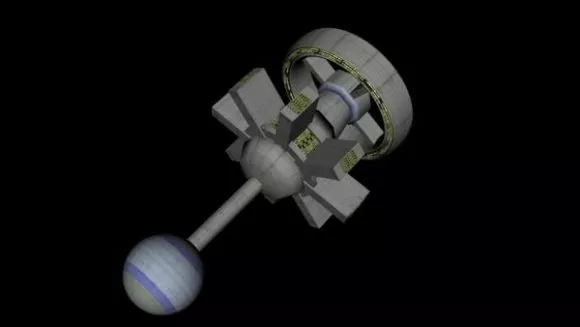 Space Station Starbase 3d model Space Station Starbase 3d model