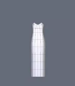 Fashion Dress For Women 3d model