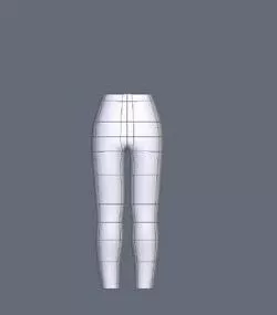 Pant For Girl 3d model