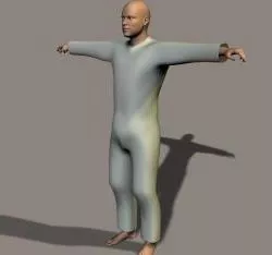 Sombrero Man Character 3d model