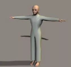 Starter Suit Character 3d model