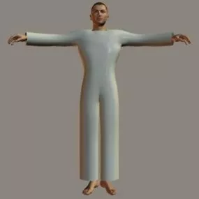 Man Starter Suit Clothing Fashion 3d model