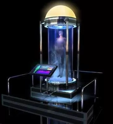 Scifi Lab Tank With Girl Character 3d model Scifi Lab Tank With Girl Character 3d model