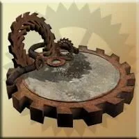 Steampunk Engine Wheels 3d model
