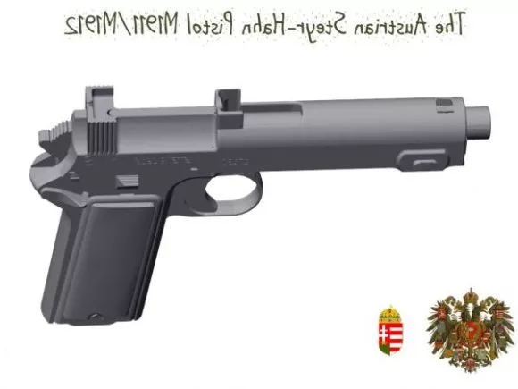 Silver Shot Gun 3d model