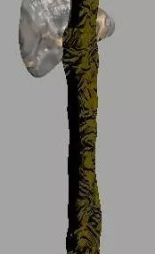 Prehistoric Stone Axe 3d model