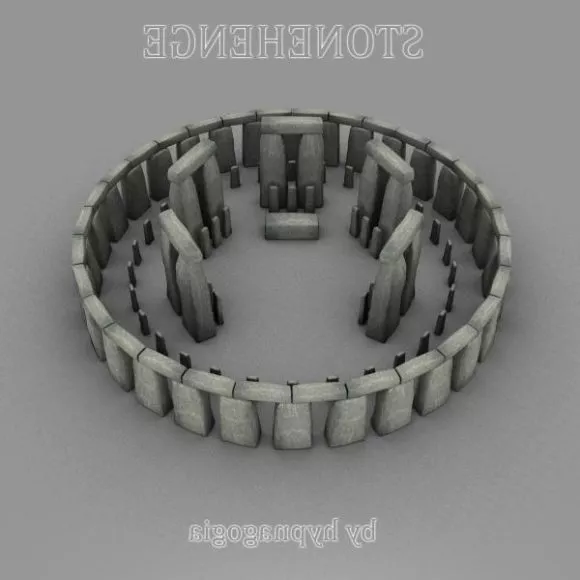 Stonehenge Ancient Temple Building 3d model Stonehenge Ancient Temple Building 3d model