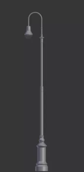 Street Lamp Lowpoly Column 3d model Street Lamp Lowpoly Column 3d model