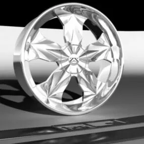 Struck Wheels Rim 3d model