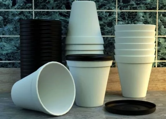 Plastic Cup Stack 3d model Plastic Cup Stack 3d model