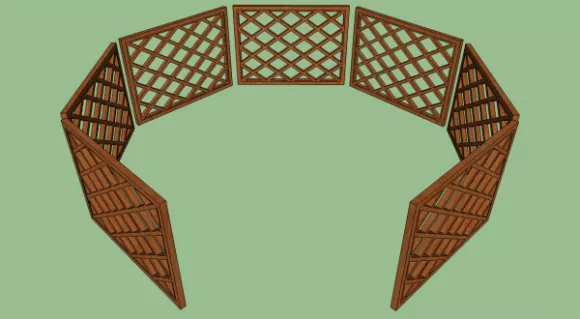Door Window Rectangle Frame 3d model