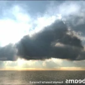 Sunbeam On Ocean Landscape 3d model