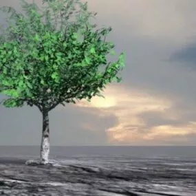 Hires Broadleaf Tree 3d model
