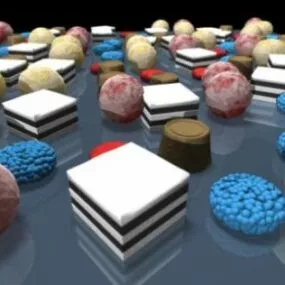 Sweet Cake Food Collection 3d model