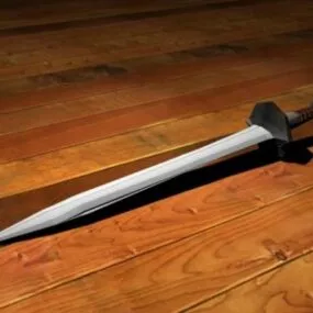 Lowpoly Sword 3d model