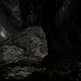 Cave Landscape Rock Material 3d model