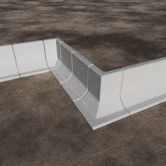 Street Barrier Element 3d model Street Barrier Element 3d model