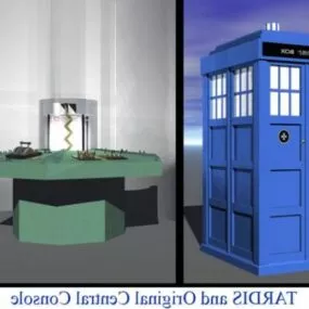 Tardis Phone Booth 3d model