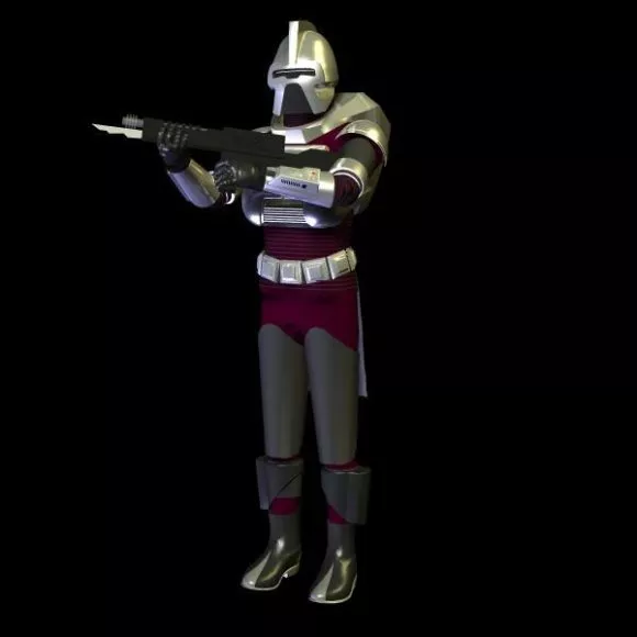 Medieval Warrior With Armor 3d model Medieval Warrior With Armor 3d model