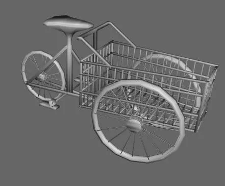 Tricart Bicycle 3d model Tricart Bicycle 3d model