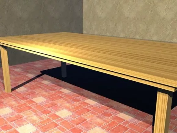 Stool Table 3d model