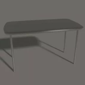 Restaurant Table Grey Top 3d model