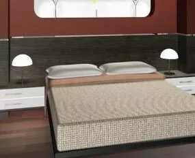Bedroom Furniture With Table Lamp 3d model